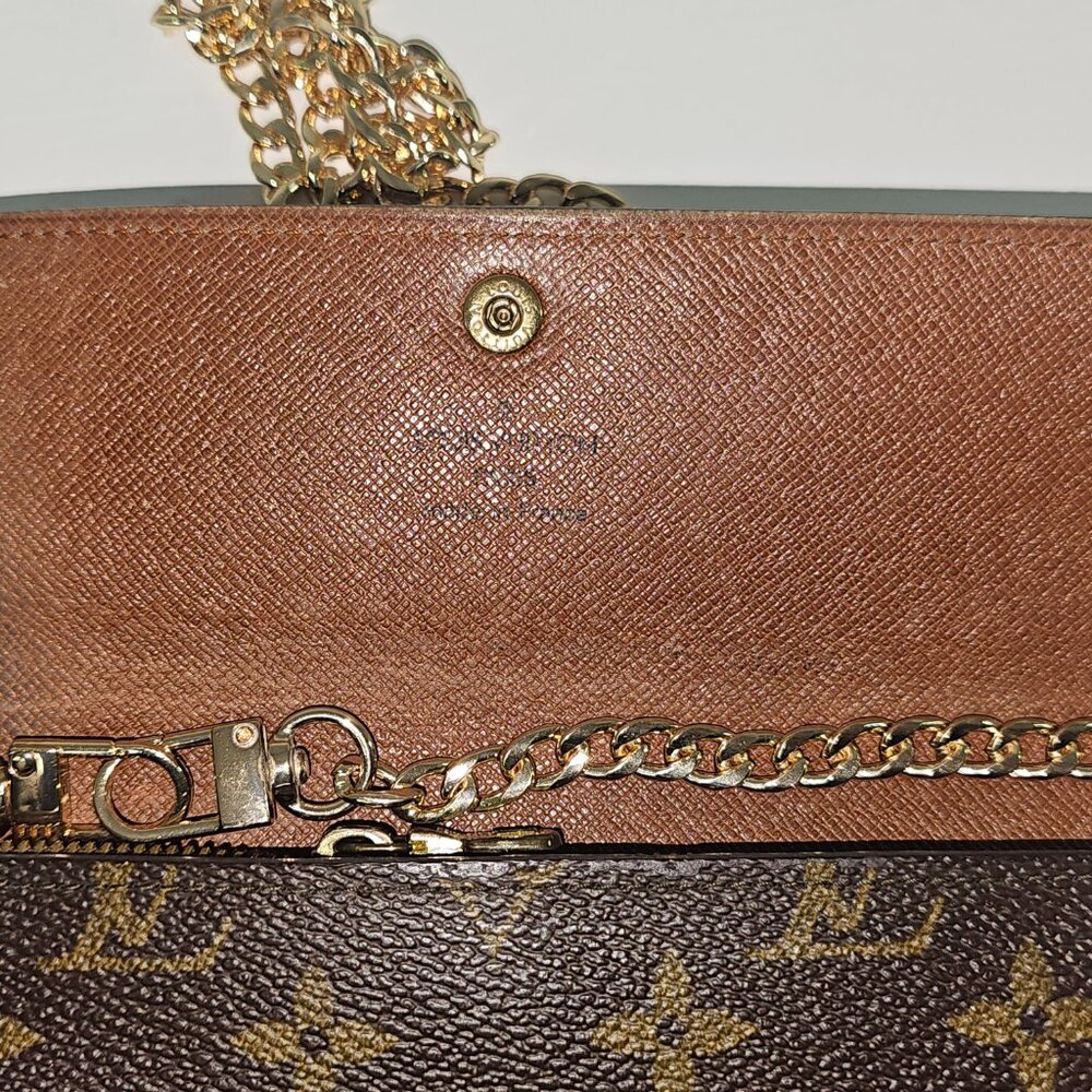 Authentic Louis Vuitton Monogram Snap Flap Wallet - image 4